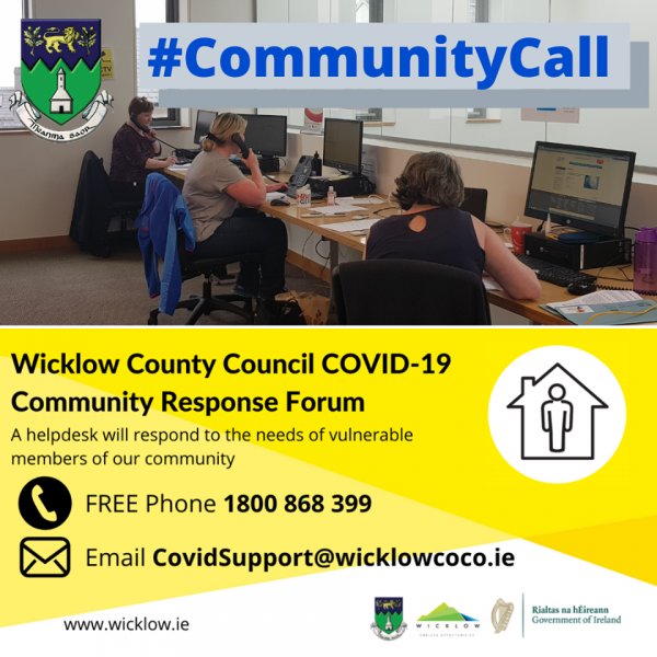Wicklow Community Call poster