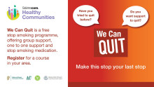Poster with words We Can Quit